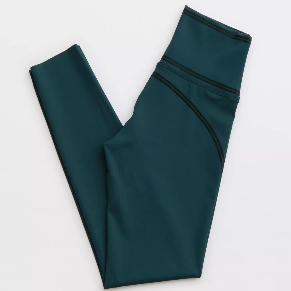 OFFLINE by Aerie "Goals" 7/8 velvet trim Legging